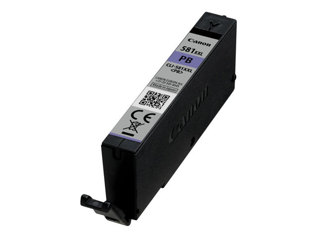 Canon CLI-581PB XXL - XXL size - photo blue - original - ink tank - for PIXMA TS6351, TS705, TS8250, TS8251, TS8252, TS8350, TS8351, TS8352, TS9150, TS9155