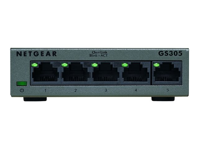 NETGEAR GS305 - Essentials Edition - switch - 5 ports - unmanaged