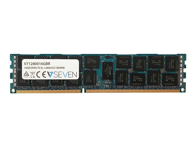 V7 - DDR3L - module - 16 GB - DIMM 240-pin - 1600 MHz / PC3L-12800 - registered