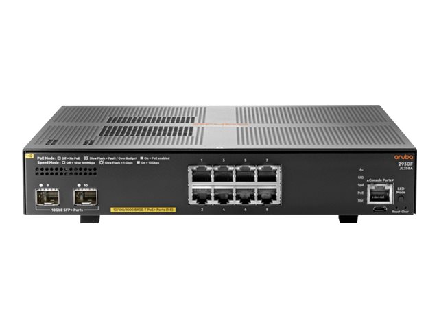 ARUBA 2930F 8G POE+ 2SFP + SWCH