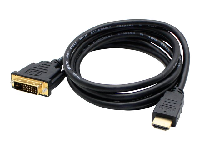 6FT HDMI 1.3 TO DVI-D M/M BLACK DVI TO HDMI ADAPTER
