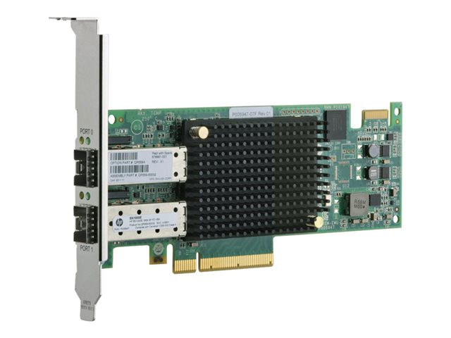 HPE SN1000E - host bus adapter - PCIe 2.0 x8 - 16Gb Fibre Channel x 2
