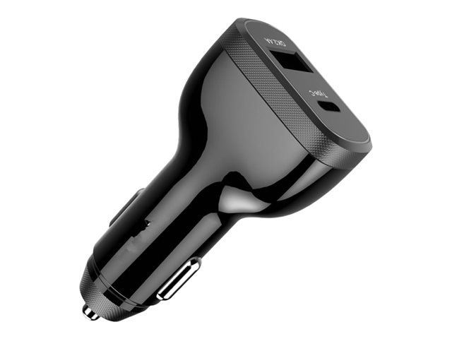 PORT car power adapter - USB, 24 pin USB-C - 60 Watt