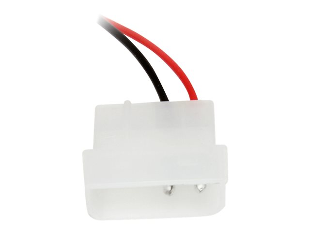 StarTech 12in Slimline SATA to SATA with LP4 Power Cable Adapter (SLSATAF12) - SATA cable - Serial ATA 150/300/600 - Slimline SATA (F) to SATA, 4 pin internal power (12V) - 30 cm - red