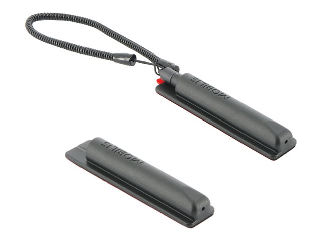 PACK 10 ADHESIVE STYLUS HOLDER BLACK RETRACTABLE CAPACITIVE ST