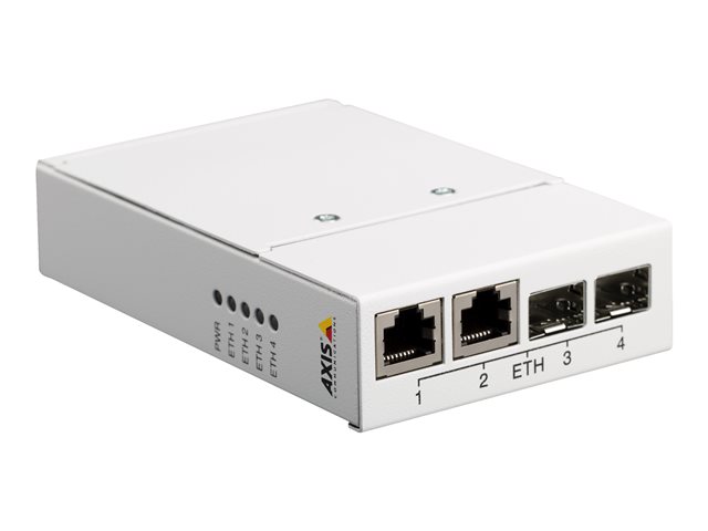 AXIS T8606 Media Converter Switch - Fibre media converter - 100Mb LAN - 10Base-T, 100Base-TX - 2 ports - 2 x RJ-45 / 2 x SFP (mini-GBIC)