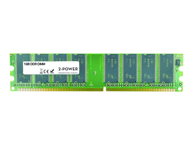 2-Power - DDR - module - 1 GB - DIMM 168-PIN - 400 MHz - unbuffered