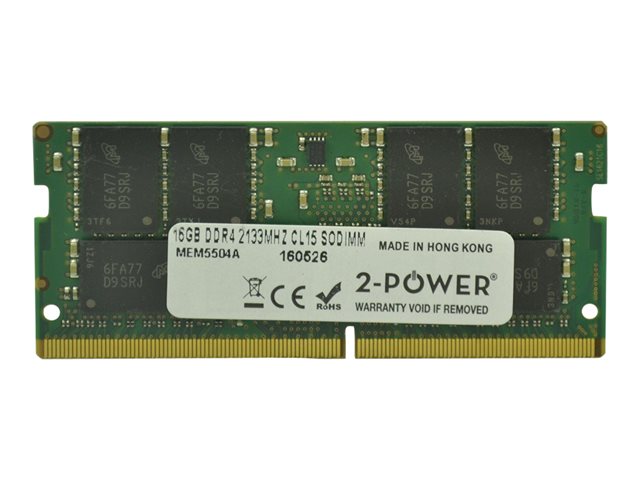 16GB DDR4 2133MHZ CL15 SODIMM MHZ CL15 SODIMM