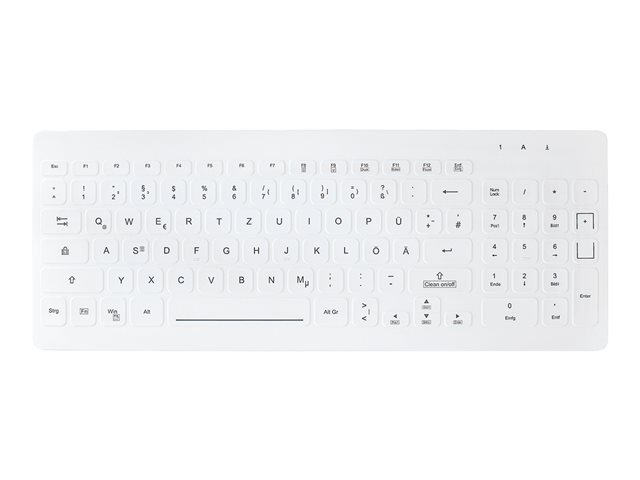 Active Key MedicalKey AK-CB7012F - keyboard - sanitisable, compact, hygiene, numpad - QWERTY - UK - white Input Device