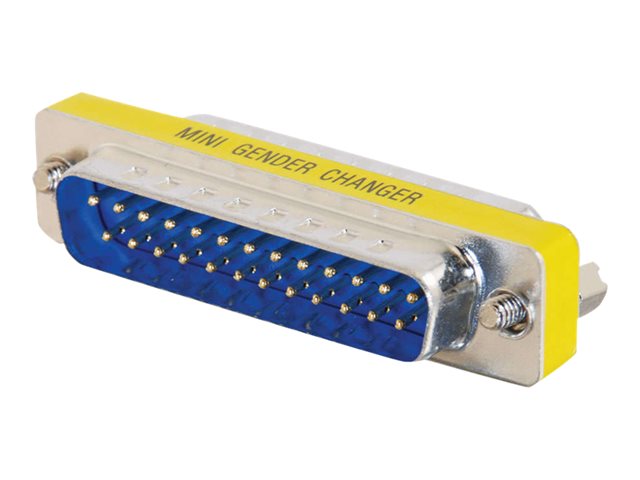 C2G Mini Gender Changer - serial / parallel gender changer - DB-25 to DB-25