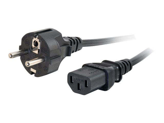 C2G Universal Power Cord - power cable - power CEE 7/7 to power IEC 60320 C13 - 50 cm