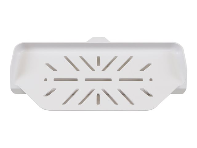 Ergotron CareFit Pro - Mounting component (mounting hardware, slotted shelf) - for barcode scanner / printer - medical - white - cart mountable - for P/N: C52-1201-1, C52-2201-1