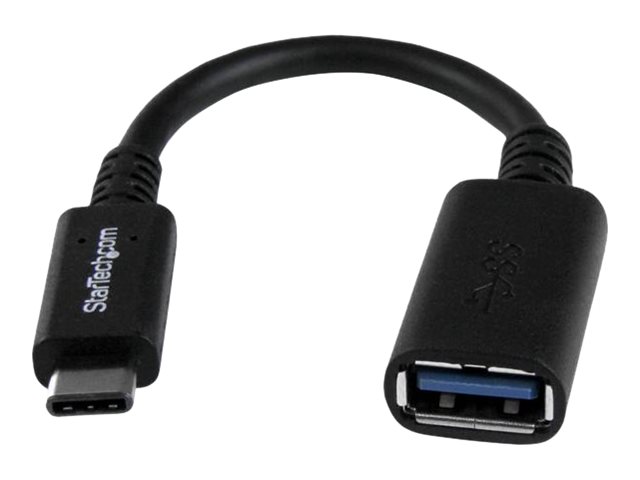 StarTech USB-C to USB Adapter - 6in - USB-IF Certified - USB-C to USB-A - USB 3.1 Gen 1 - USB C Adapter - USB Type C (USB31CAADP) - USB adapter - USB-C (M) to USB Type A (F) - USB 3.0 - 15.2 cm - black - for P/N: DK31C3HDPD, DK31C3HDPDUE, DKM30CHDPD, DKM3