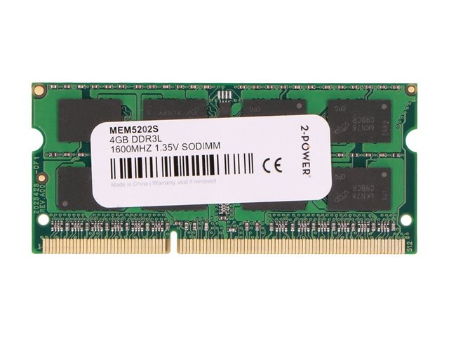 2-Power - DDR3L - module - 4 GB - SO-DIMM 260-pin - 1600 MHz / PC3L-12800