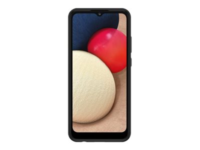 OtterBox for Samsung Galaxy A02s, Slim Drop Proof Protective Case, React, Black - Non-Retail Packaging