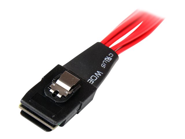 StarTech.com 50cm Internal Serial Attached SCSI Mini SAS Cable - SFF8087 to 4x SFF8482 - Internal Mini SAS Cable (SAS808782P50) - SAS internal cable - 50 cm