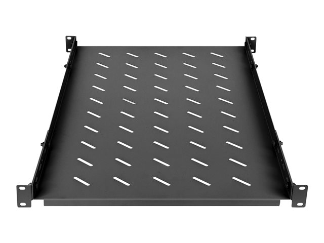 19IN FIXED SHELF 1U 750MM ADJUS -750 TO 950MM MAX 20KG BLACK