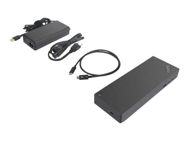 Lenovo ThinkPad Thunderbolt 3 Dock Gen2 - Port replicator - Thunderbolt 3 - 2 x HDMI, 2 x DP, Thunderbolt - GigE - 135 Watt - United Kingdom - for ThinkPad L480 20LS, 20LT, P51s 20HB, 20HC, 20JY, 20K0, P52s 20LB, 20LC, T470 20HD, 20HE, 20JM, 20JN, T480 20