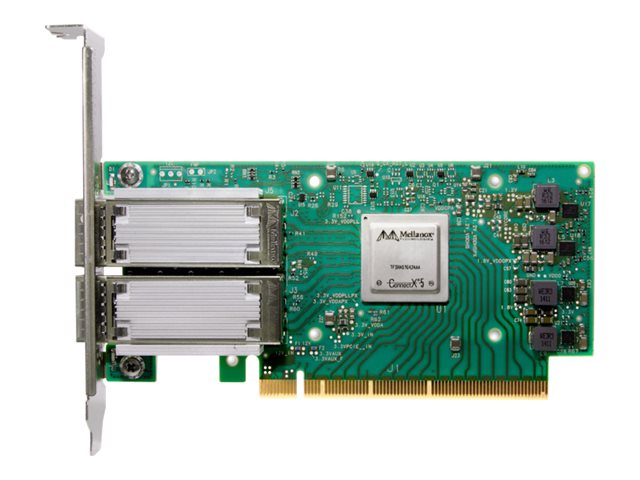 Lenovo ThinkSystem Mellanox ConnectX-5 Ex Low-Latency - network adapter - PCIe 4.0 x16 - Gigabit Ethernet / 10Gb Ethernet / 25Gb Ethernet / 40Gb Ethernet QSFP28 x 2