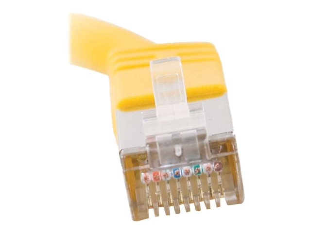 C2G Cat5e Booted Shielded (STP) Network Patch Cable - patch cable - 10 m - yellow