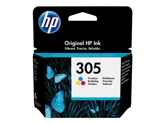 HP 305 - colour (cyan, magenta, yellow) - original - ink cartridge