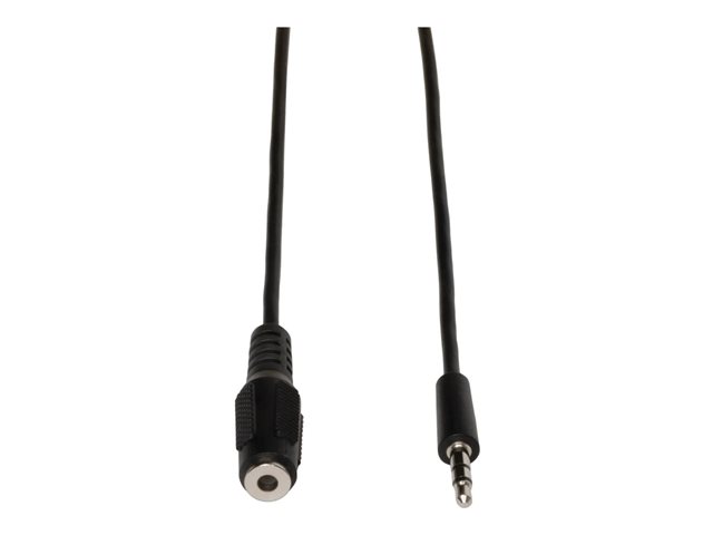 Eaton Tripp Lite Series 3.5mm Mini Stereo Audio Extension Cable for Speakers and Headphones (M/F), 25 ft. (7.62 m) - audio extension cable - 7.62 m