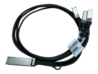 HPE X240 Direct Attach Copper Cable - Network cable - QSFP28 to SFP28 - 1 m - for FlexFabric 12902E Switch Chassis, 5940 48SFP+ 6QSFP28, 5940 48XGT 6QSFP28