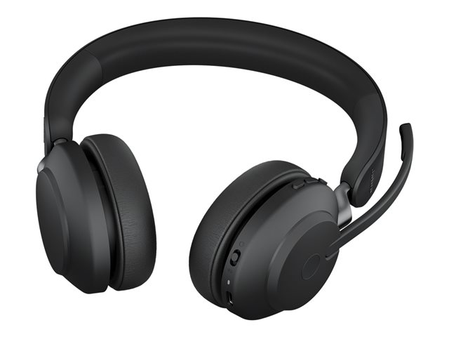 Jabra Evolve2 65 UC Stereo - headset - USB-C - with charging stand