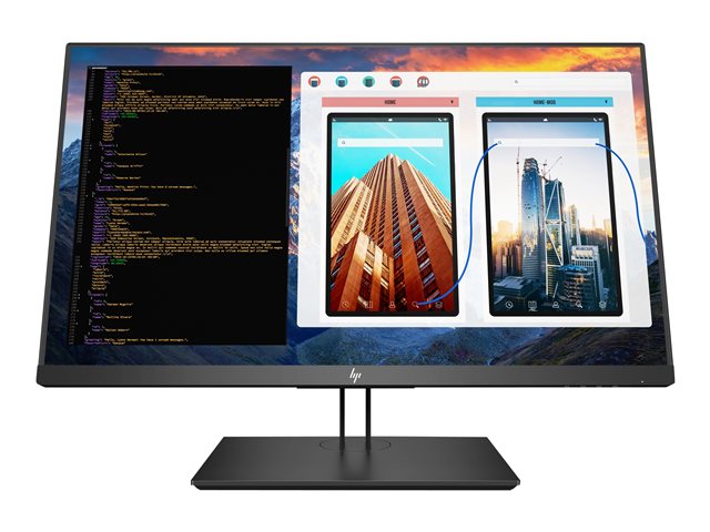 HP Z27 - LED monitor - 27" (27" viewable) - 3840 x 2160 4K UHD (2160p) @ 60 Hz - IPS - 350 cd/m� - 1300:1 - 8 ms - HDMI, DisplayPort, Mini DisplayPort, USB-C - Black Pearl - promo