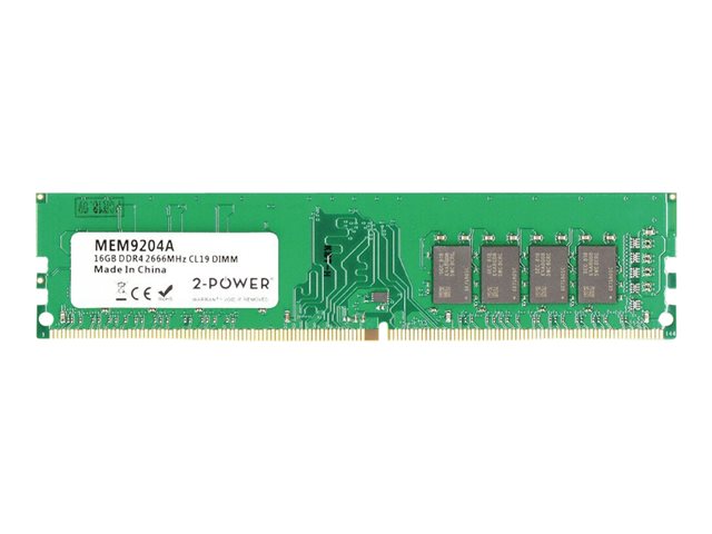 2-Power - DDR4 - module - 16 GB - DIMM 288-pin - 2666 MHz / PC4-21300 - unbuffered