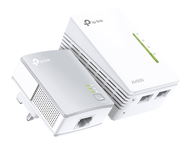 TP-Link AV500 Powerline Homeplug WiFi Extender with 2 LAN ports , Twin Pack - TL-WPA4220 KIT