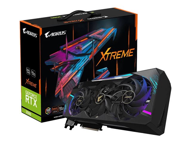 Gigabyte AORUS GeForce RTX 3080 XTREME 10G (rev. 2.0) - graphics card - GF RTX 3080 - 10 GB