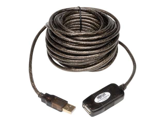 Eaton Tripp Lite Series 10M USB 2.0 Hi-Speed Active Extension Repeater Cable USB-A M/F 33' 33ft 10 Meter - USB extension cable - USB to USB - 10 m
