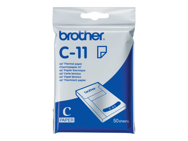 Brother - A7 (74 x 105 mm) 50 sheet(s) thermal paper - for m-PRINT MW-100, MW-120, MW-140BT, MW-145BT