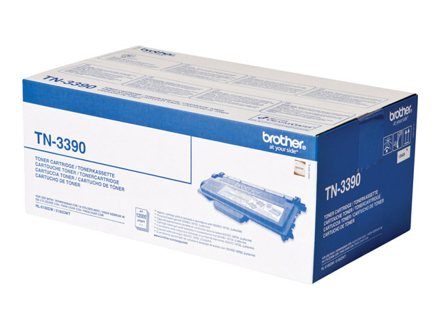 Brother TN3390 - 2-pack - black - original - toner cartridge - for Brother DCP-8250DN, HL-6180DW, MFC-8950DW, MFC-8950DWT