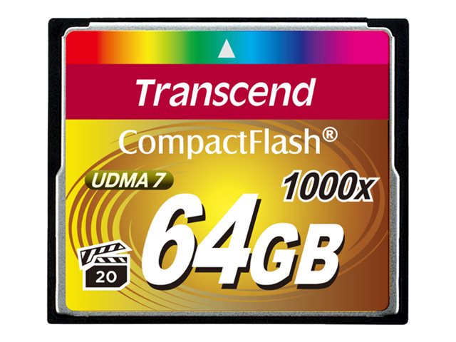 Transcend Ultimate - flash memory card - 64 GB - CompactFlash