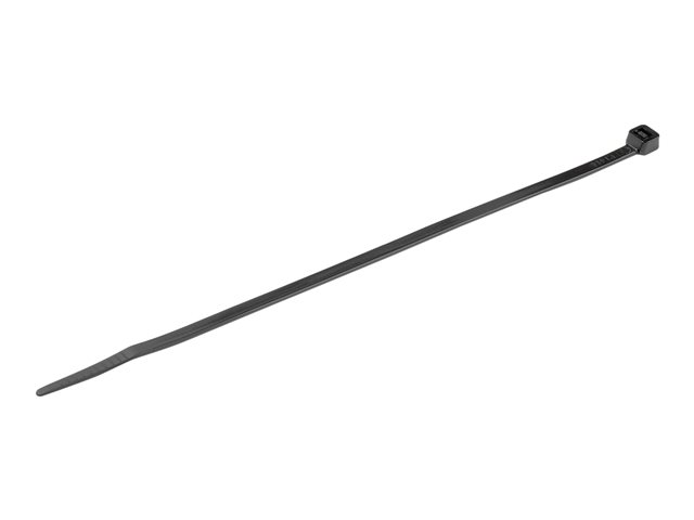 Startech 8"(20cm) Cable Ties, 2-1/8"(55mm) Dia, 50lb(22kg) Tensile Strength, Nylon Self Locking Zip Ties, UL Listed, 1000 Pack, Black (CBMZT8BK) - Cable tie - 20.32 cm - black - TAA Compliant (pack of 1000)