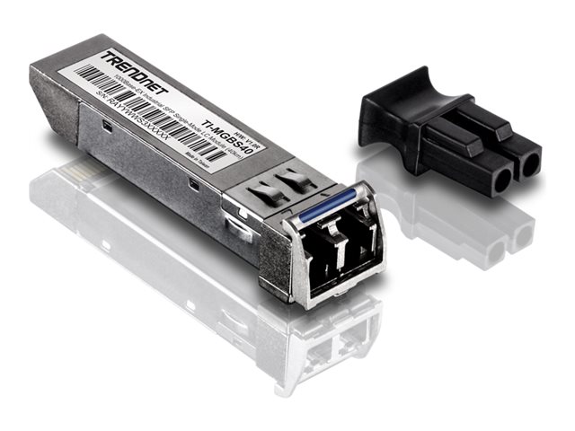 TRENDnet TI-MGBS40 - SFP (mini-GBIC) transceiver module - 1GbE - TAA Compliant