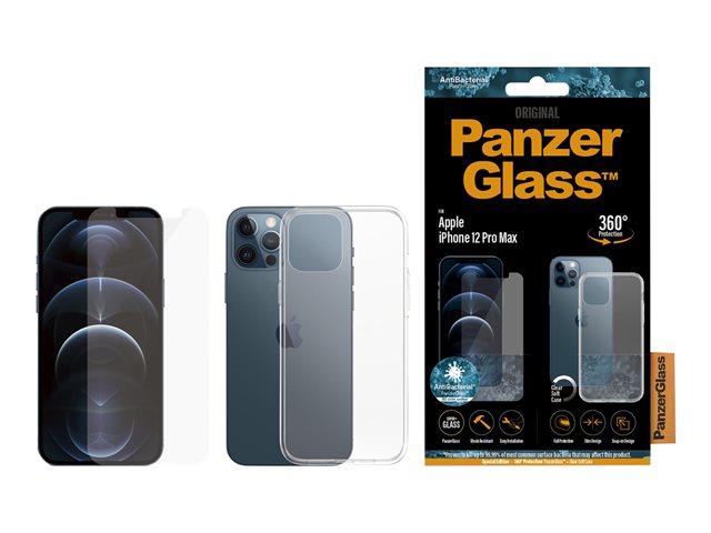 PanzerGlass - screen / back protector kit for mobile phone - 360° protection