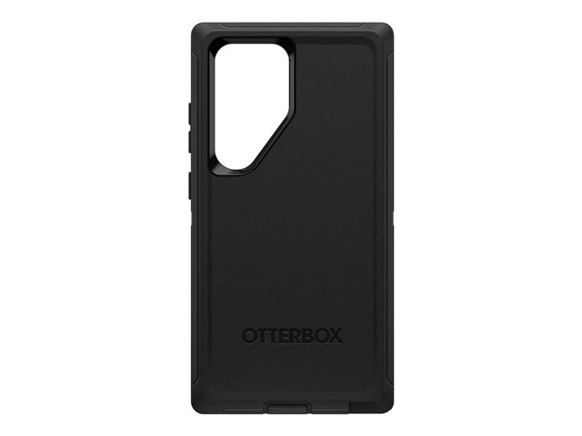 OtterBox Defender Series - Back cover for mobile phone - rugged - polycarbonate shell, synthetic rubber slipcover, polycarbonate holster - black - for Samsung Galaxy S24 Ultra