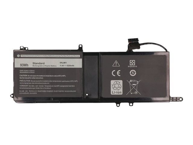 2-Power Main Battery Pack - laptop battery - 11.4 V - Li-Ion - 8200 mAh - 95 Wh