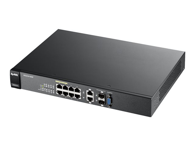 Zyxel GS2210-8HP - switch - 8 ports - Managed - rack-mountable