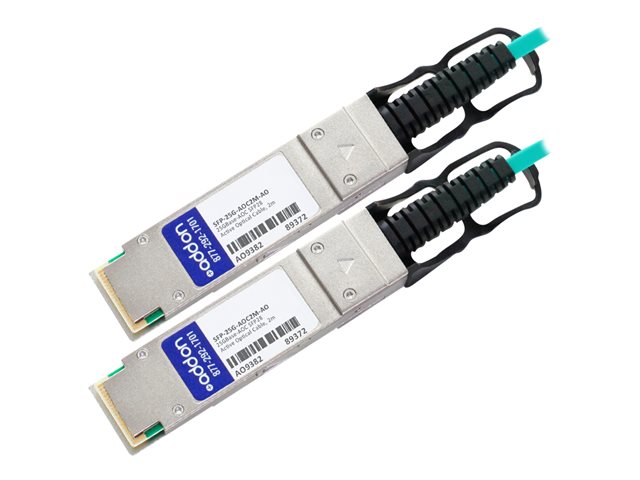 AddOn - 25GBase-AOC direct attach cable - TAA Compliant - SFP28 to SFP28 - 2 m - fibre optic - active