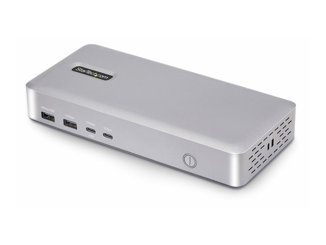 Startech USB4 Docking Station, USB-C 40Gbps, Dual Video HDMI, Up to 2x 4K 60Hz 4:4:4 (RGB) or 2x 4K 120Hz 4:2:2, Multi-Monitor Dock, 6x USB, 2.5GbE, 100W PD - Docking station - USB4 / Thunderbolt 4 - 2 x HDMI - 1GbE, 2.5GbE - 180 Watt
