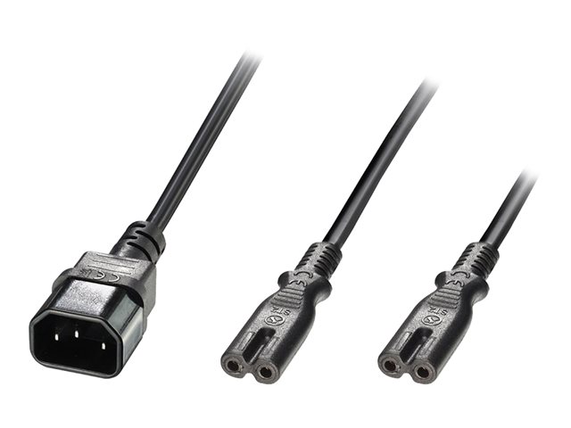 2.5M Y EXTENSION CABLE IEC C14 TO 2