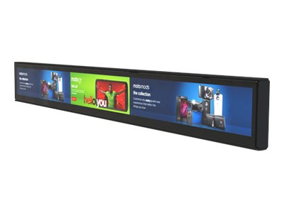 Instore Screen INSHELF - 24" Diagonal Class LCD flat panel display - digital signage 1920 X 165 - black
