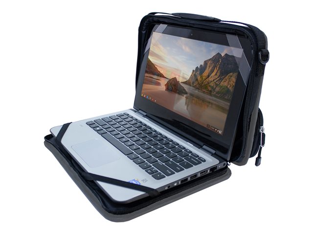 OtterBox OtterShell Always-on Notebook Case With Pocket - Notebook carrying case - 11" - grey, black