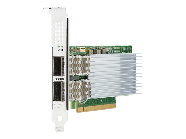 Intel E810-CQDA2 - Network adapter - PCIe 4.0 x16 - 100 Gigabit QSFP28 x 2 - for Edgeline e920, ProLiant DL325 Gen10, DL345 Gen10, DL360 Gen10, DL380 Gen10, DL385 Gen10