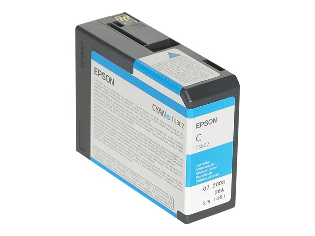 Epson T5802 - cyan - original - ink cartridge