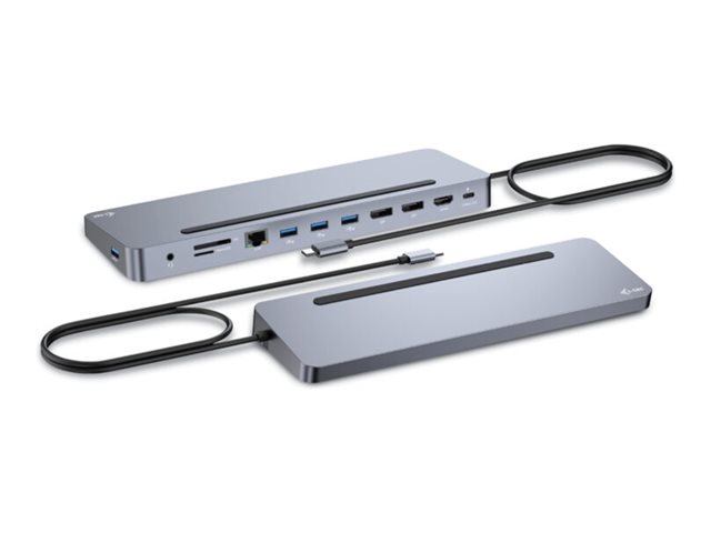 I-TEC USB-C ERGO 3X LCD DOCK METAL ERGONOMIC 4K DOCK PD 100